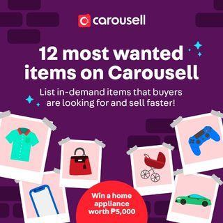 12 Most wanted items on Carousell!