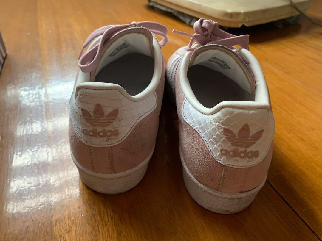 Adidas Superstar Suede Pink - Original (Category: Sneakers) located in Pasig City. Submitted by thecoutlet (Listing ID 1069542176, Image 3). Description: Adidas Superstar Suede Pink - Original Limited Edition Price is negotiable! Delivery c/o buyer. No returns, refunds or exchange. .