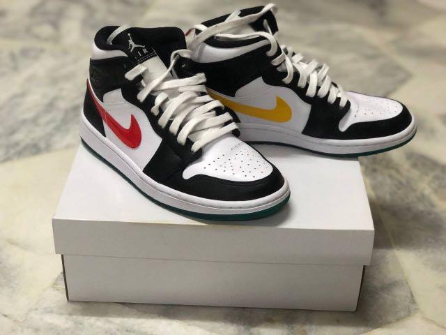 Air Jordan 1 Mid Lucid Green WMNS 