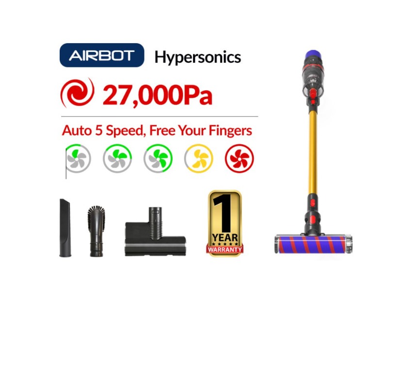 Airbot Hypersonics 27Kpa Handheld Cordless Vacuum Touch Control