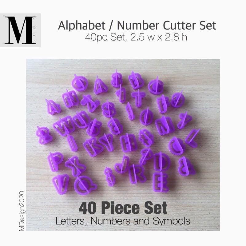 Alphabet /Number Cutter, 40pc Set (Category: Craft Supplies & Tools) located in Manila. Submitted by mshopmla (Listing ID 1069592587, Image 2). Description: Alphabet / Number Cutter, 40 Pc. Set Set includes Letters, Numbers and Symbols NOTE: NUMBER 6 and 9 ARE INTERCHANGEABLE 😊 Product Code: ANC-40 Price: Php 110.00 per set #alphabetcutter #numbercutter.