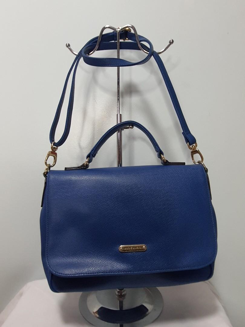Anne Klein ak 2 way blue bag not coach mk ks lv prada Women s Fashion Bags Wallets Cross body Bags on Carousell