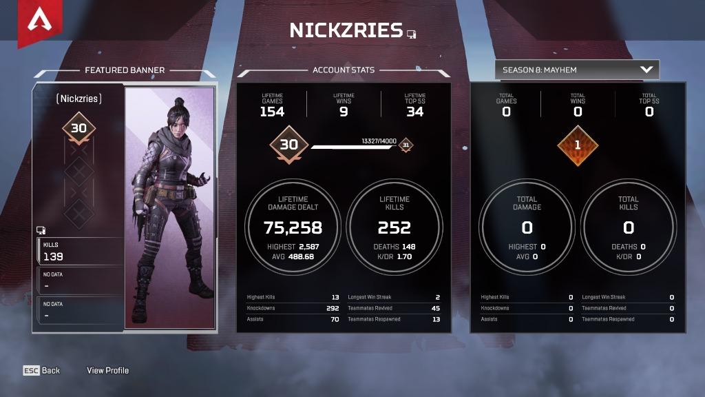 Apex Legends I Used Account With 2 Legendary Items Video Gaming Others On Carousell