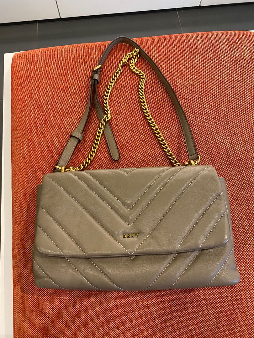 Authentic DKNY Vivian Double Shoulder Flap