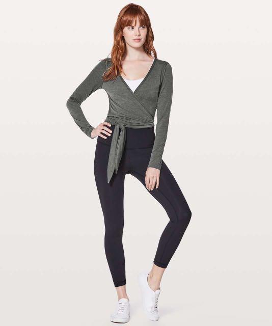 Lululemon long sleeve wrap top clearance