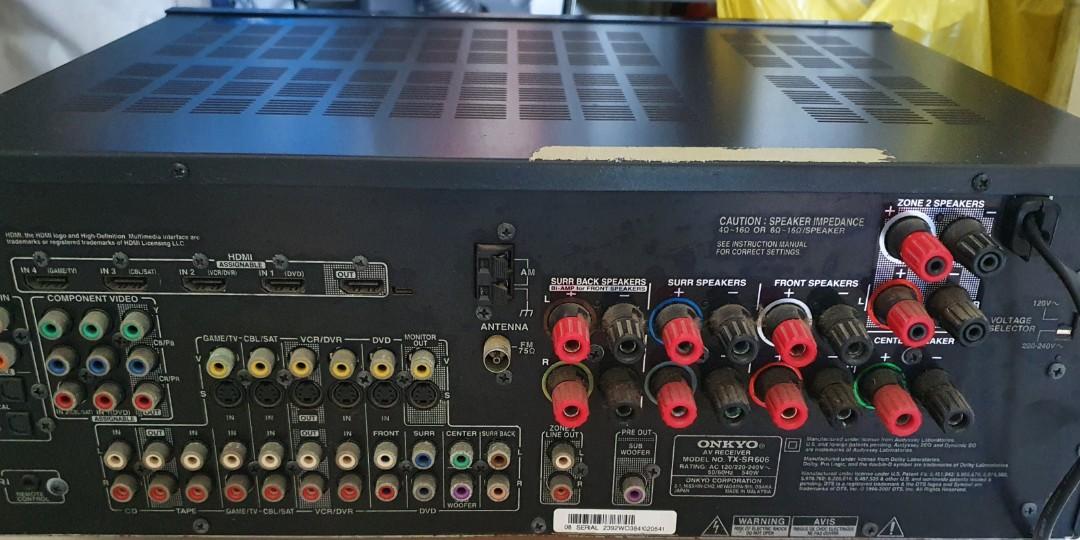 AV Receiver TX SR606, Audio, Soundbars, Speakers & Amplifiers on Carousell