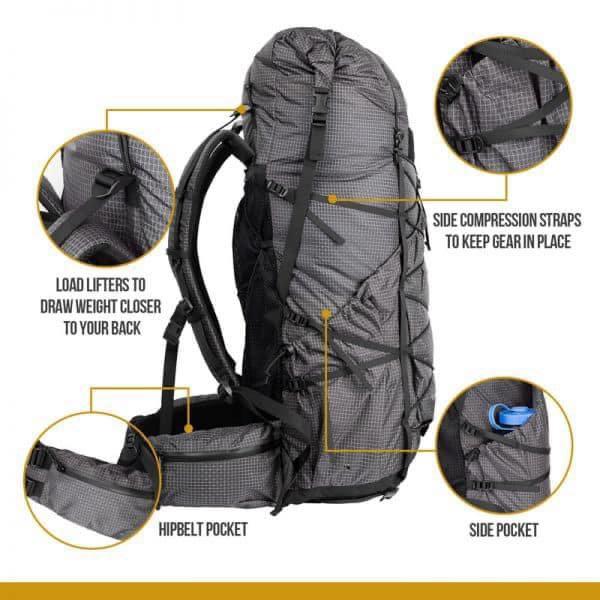 Backpack （分類：背包）位於 Hong Kong。 由 shermanpang 提交（商品編號 1069493434，圖片 4）。簡介： OneTigris LITE ROAMER卷式UL背囊 $680(包本地door to door 運送） PayMe or 轉數快69777813 這款輕巧而用途廣泛的40L背包，採用420D格子尼龍布製成，具有S型帶子和後/臀部護墊的可捲起管狀形狀，以及碳纖維構造的框架，可為您的旅行提供更高的舒適度。 這是針對每週在城市居住，在周末熱愛野外的日常徒步旅行者的。 攜帶多達40升的露營必備品時，跋涉和感覺像鳥一樣輕。 OneTigris LITE ROAMER卷式UL Rocsack 格紋420D Ripstop尼龍構造可提供超輕耐用的露營包 僅重2磅（930克），比市場上大多數背包輕 符合人體工程學的碳纖維車架，EVA襯墊臀部墊和S型肩帶，可支撐負荷並減輕重量 YKK®防水拉鍊臀部墊口袋 背包後部有開放式口袋，可快速進出 35L +的承重能力，