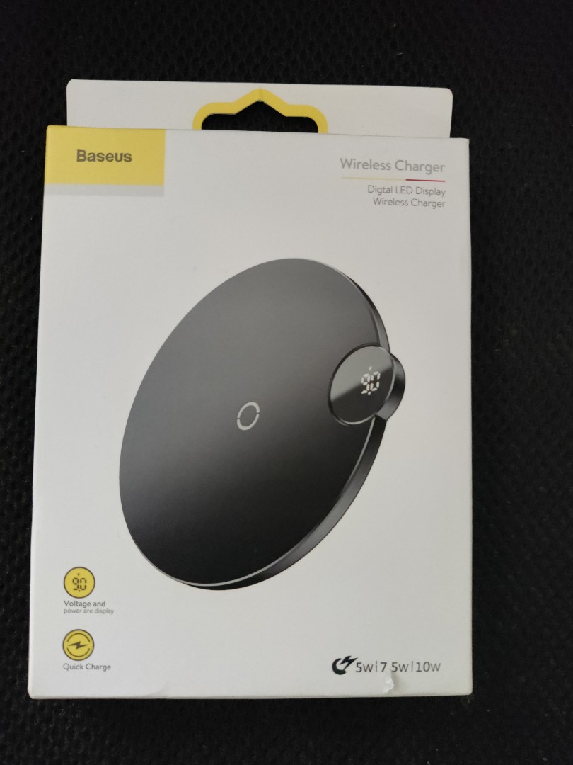 Baseus wireless charger, Computers & Tech, Parts & Accessories
