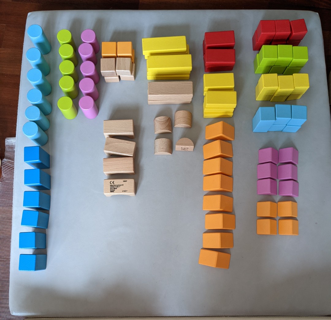 Hape 101 blocks sales