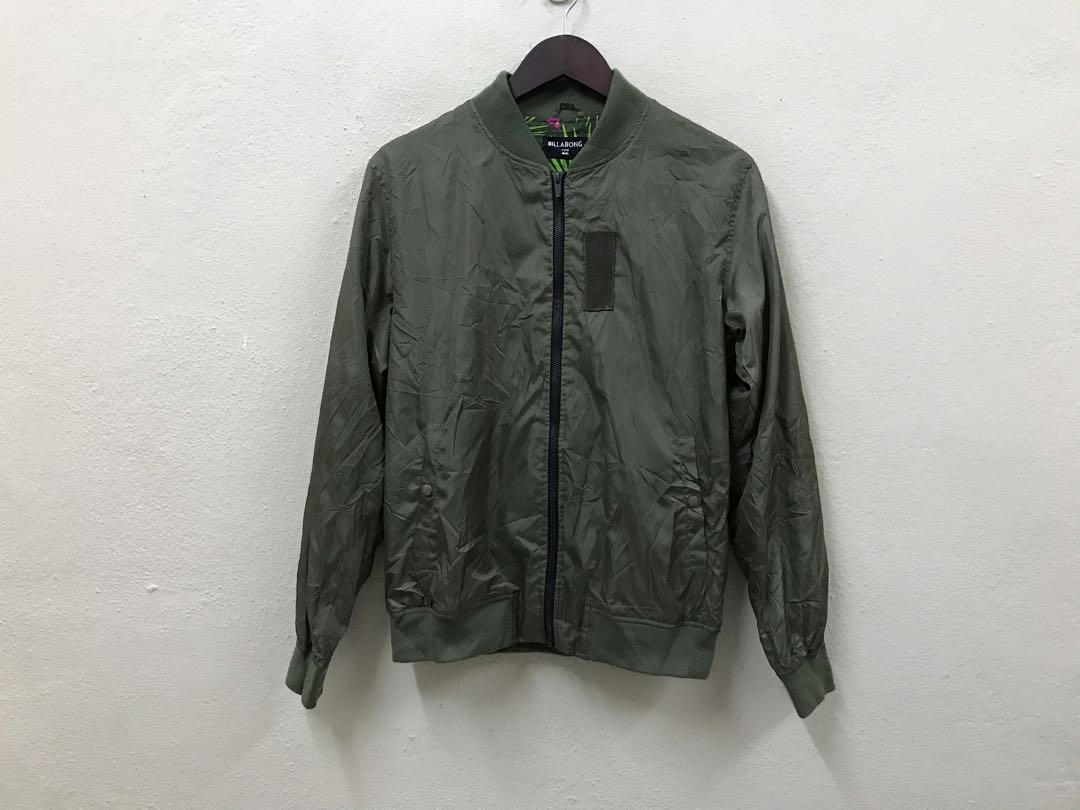Billabong leather jacket sales