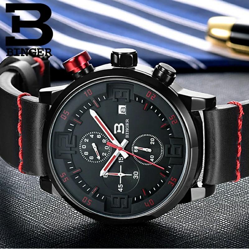 Binger Chronograph (Category: Watches) located in Petaling Jaya. Submitted by lee0107 (Listing ID 1069017002, Image 3). Description: Brand New Item 30m water resistant.