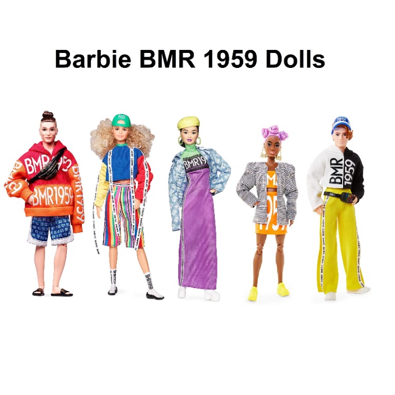 BN Mattel Barbie BMR 1959 - Fully Poseable Fashion Doll, Hobbies & Toys ...