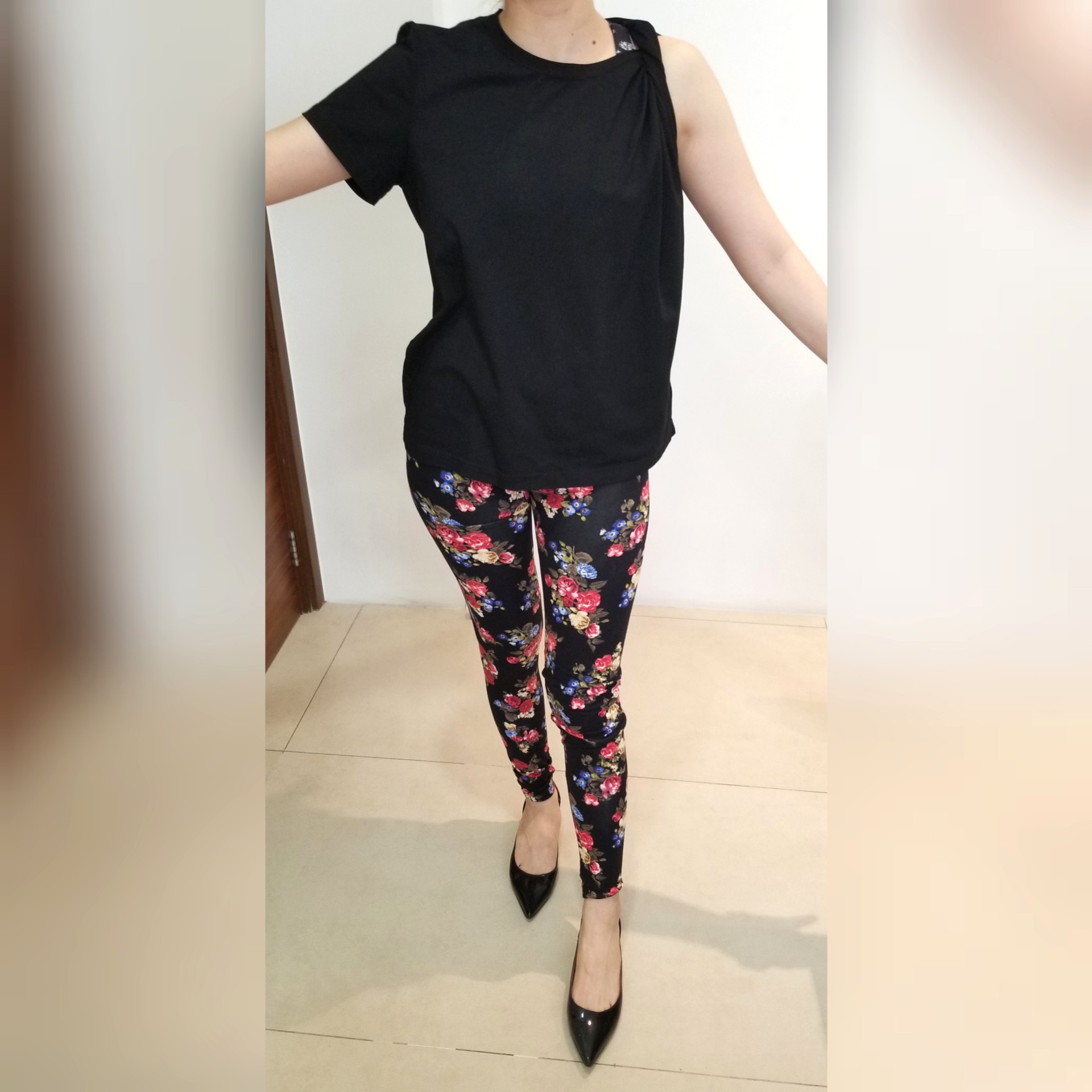 Floral leggings forever 21 clearance