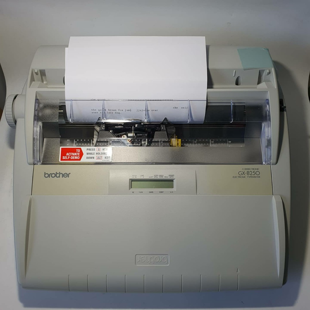 Brother gx 8250 typewriter, Hobbies & Toys, Stationery & Craft, Other