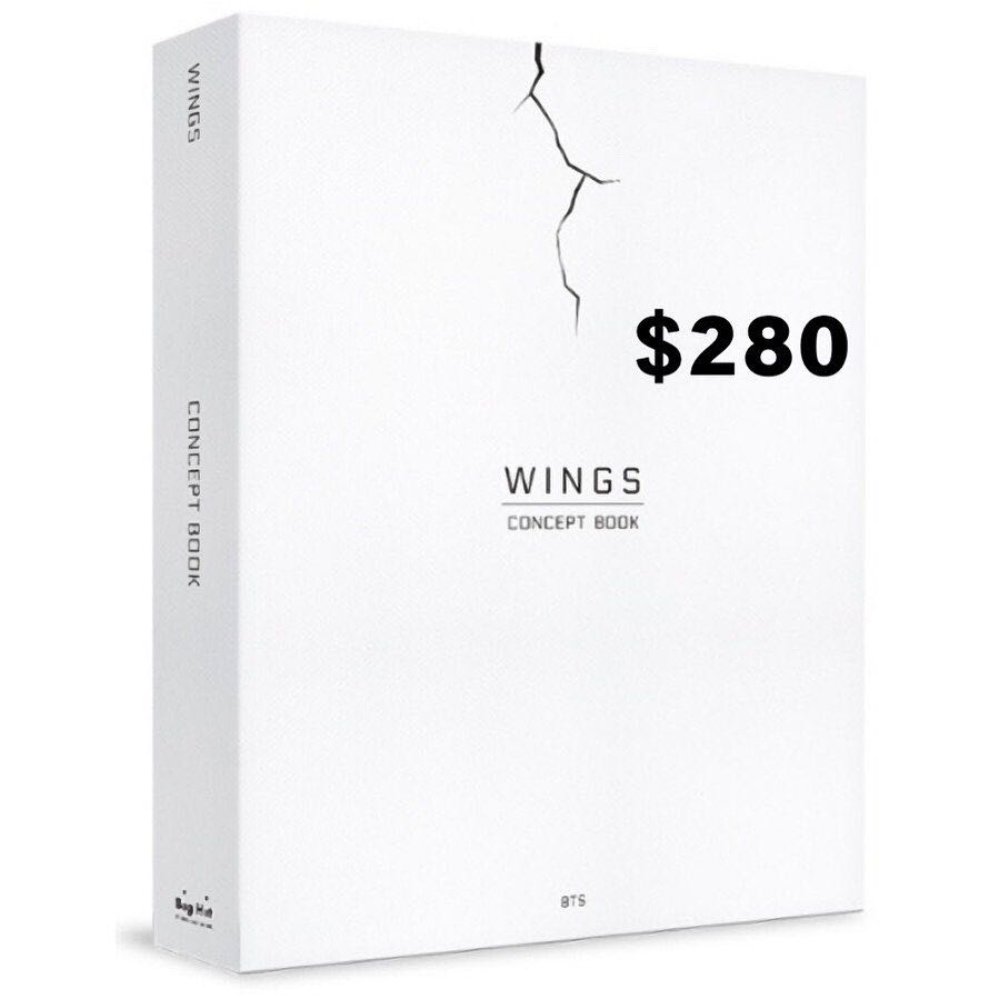 BTS WINGS CONCEPT BOOK, 興趣及遊戲, 收藏品及紀念品, 韓流- Carousell