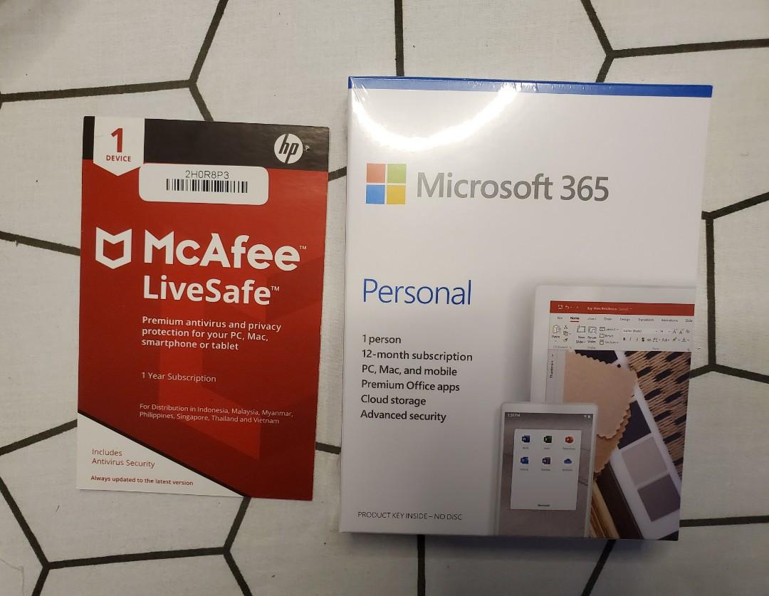 1 Yr Subscription Premium McAfee Antivirus, Computers & Tech ...