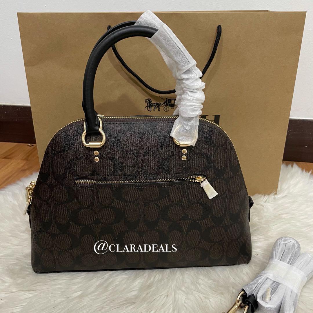 Coach Katy Satchel in Signature Canvas Luxury Bags Wallets on