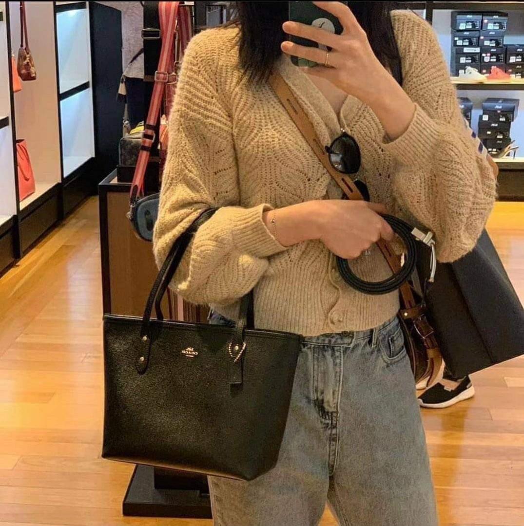 Coach mini city hot sale zip tote size
