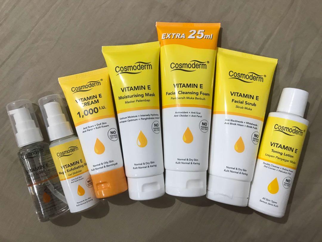 Cosmoderm Vitamin E Set Health Beauty Skin Bath Body On Carousell