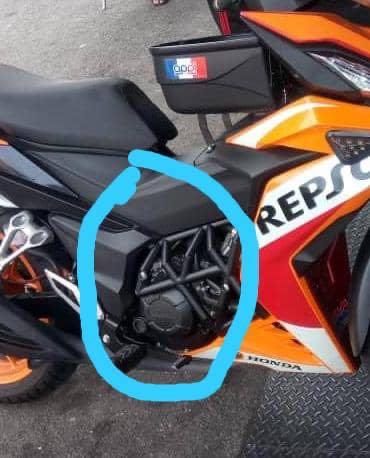Cover Set Repsol RS150 V2 include engine cover Motorbikes on Carousell