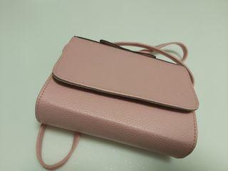Cute pink clutch, sling bag