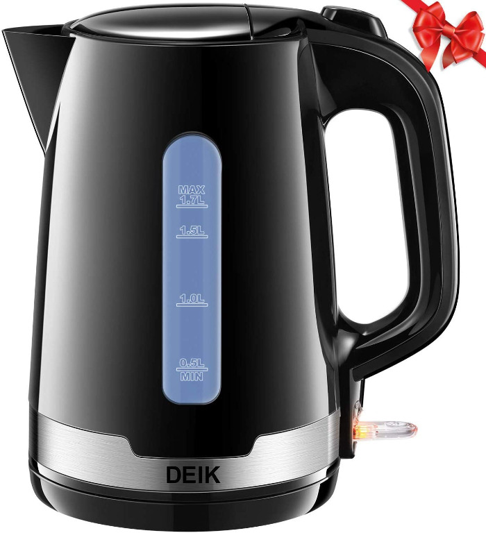 Electric Kettle Deik1.7L Light Weight Kettle 3000W Tea Kettle with BPA