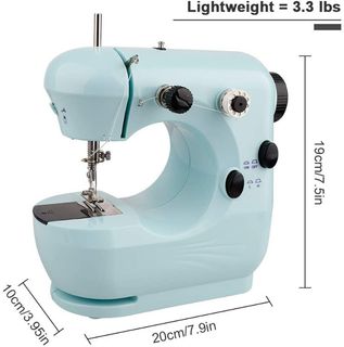 SEWPLUS | SP-030H High Speed Compact Sewing Machine For Beginners, 12  Build-in Stitches, 500RPM Speed, Any Speed by Foot Pedal