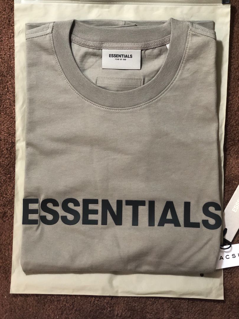 Essentials charcoal tee Clearance