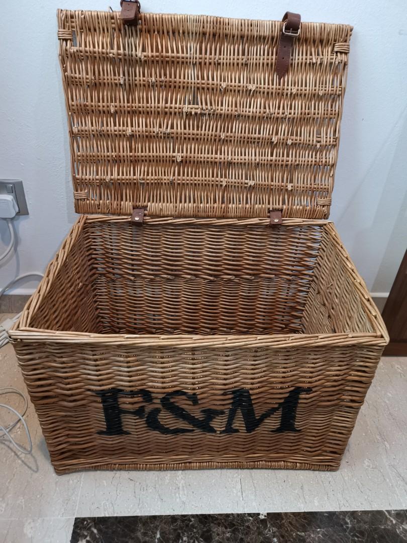 Fortnum and Mason wicker picnic basket, Furniture, Home Decor, Others