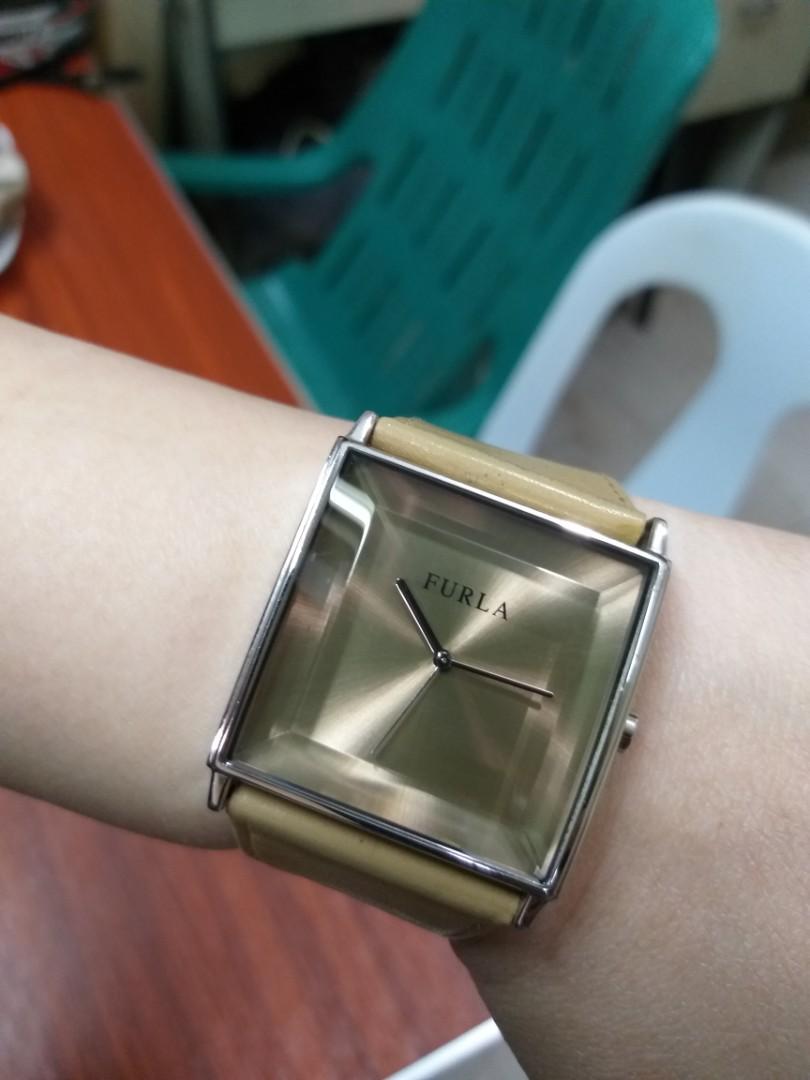 furla steel collection watch