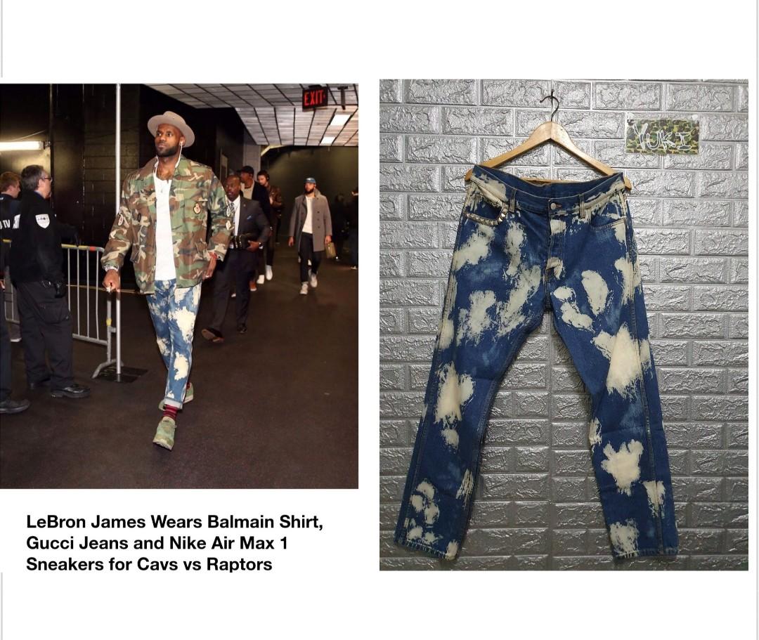 Gucci acid wash jeans outlet
