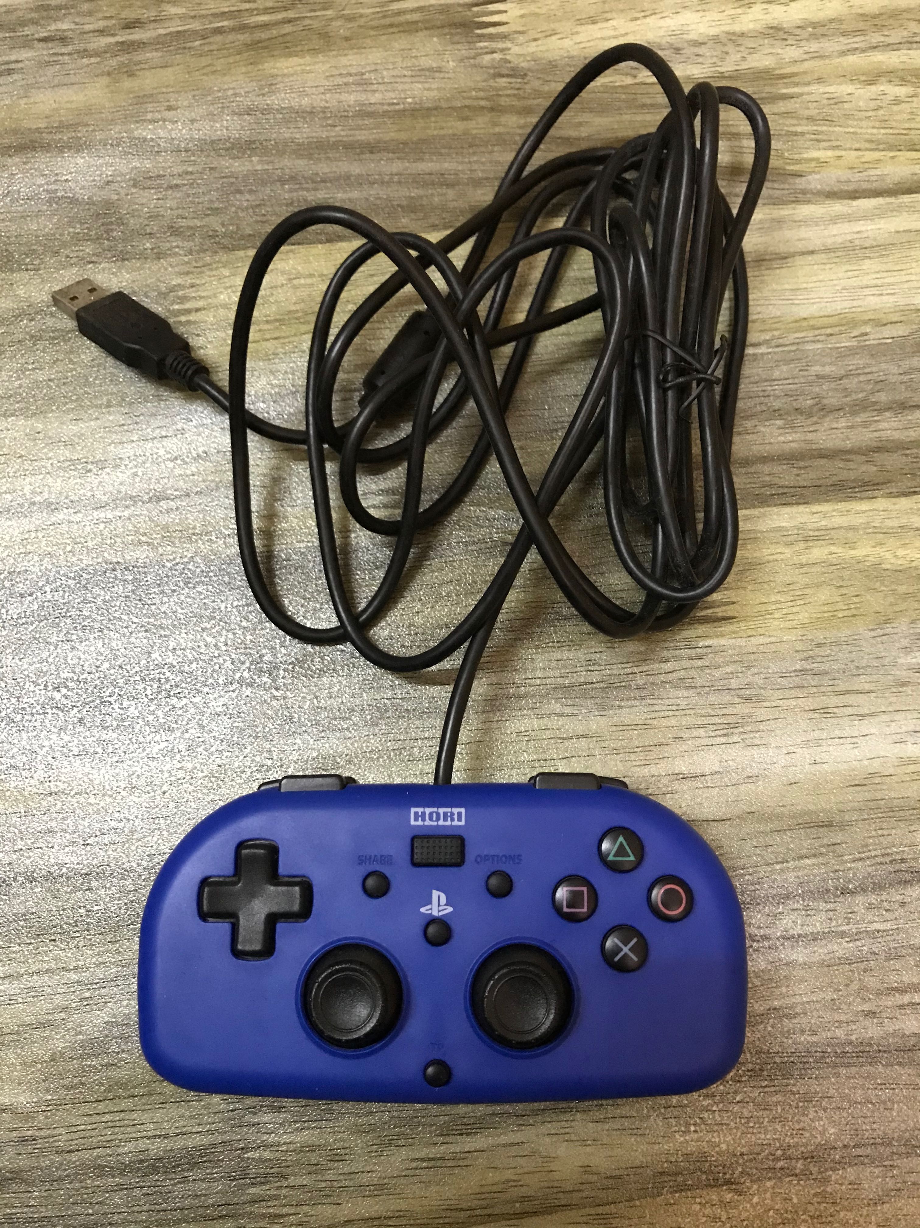HORI PS4 Mini Controller Wired, Video Gaming, Gaming 
