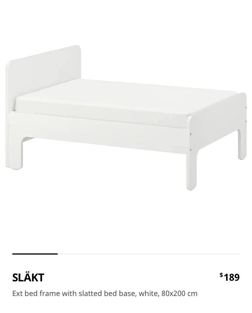 Ikea extendable children bed, Babies & Kids, Baby Nursery & Kids