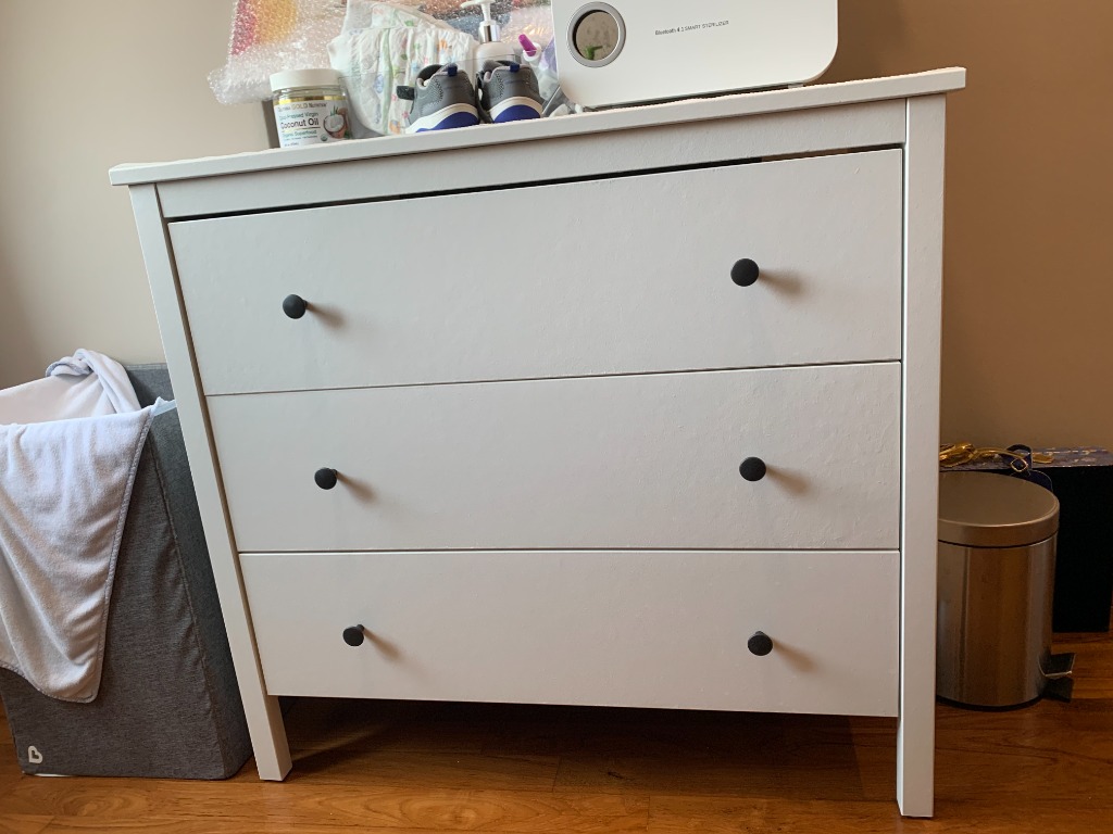 IKEA KOPPANG Three Drawer Dresser in White