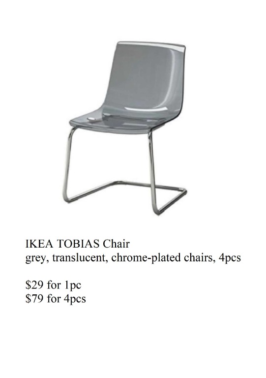 Ikea tobias online chair grey