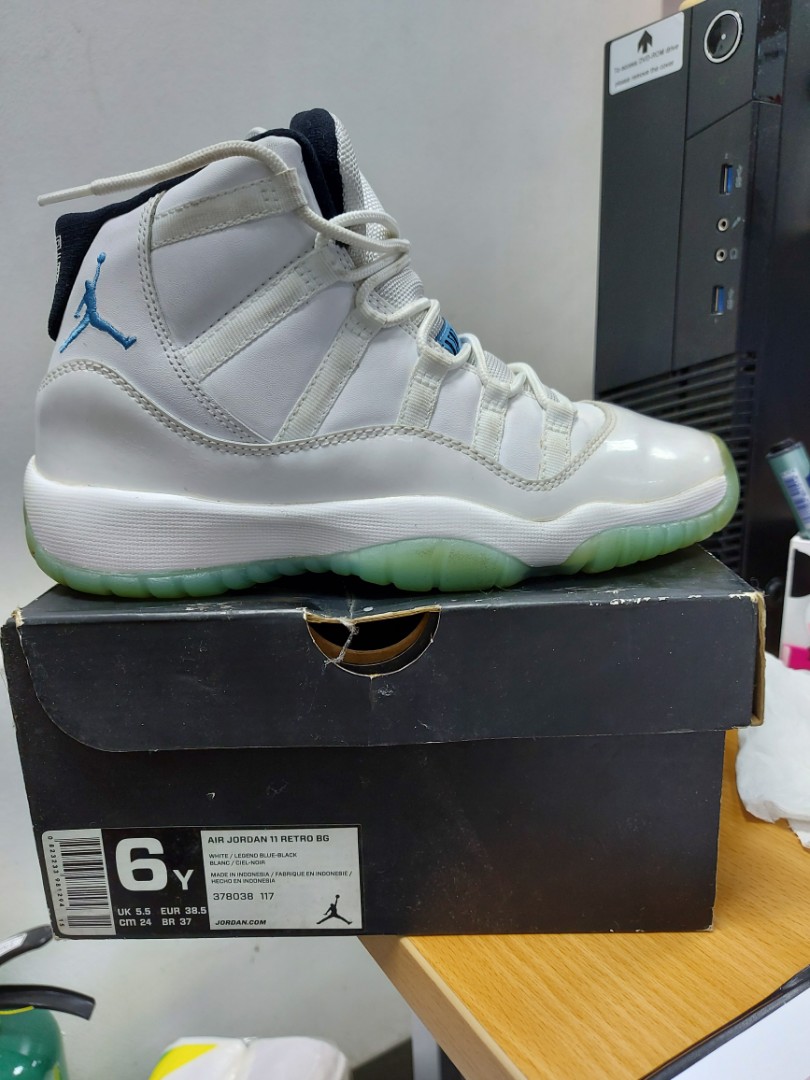 jordan 11 legend blue box