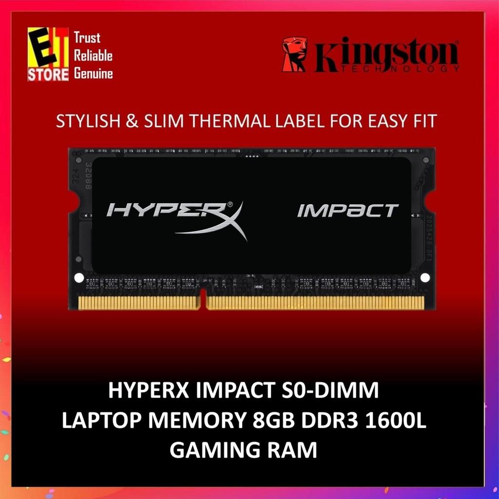 Hyperx impact sales 8gb 1600mhz ddr3l