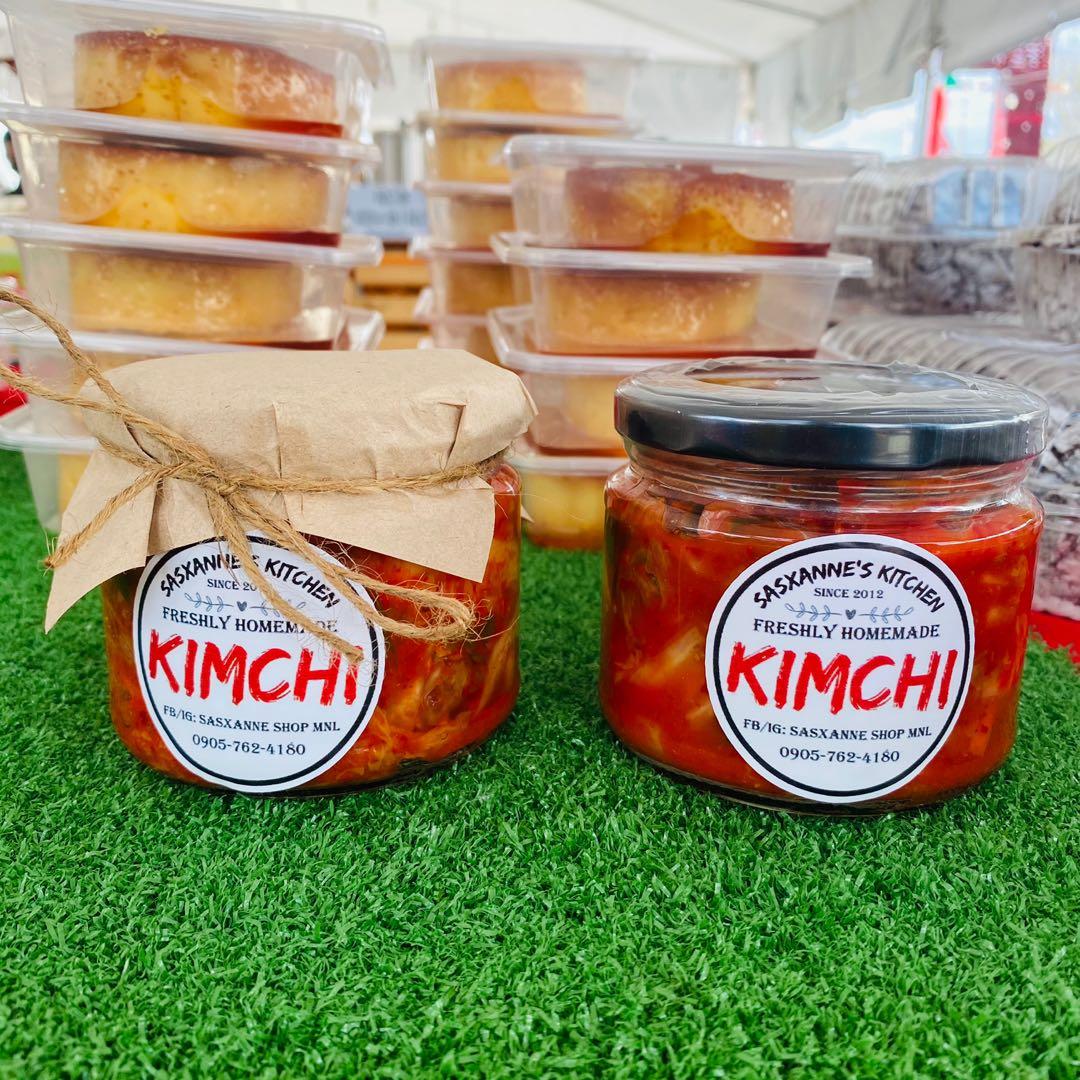 KOREAN STYLE HOMEMADE KIMCHI (Category: Homemade Bakes) located in Manila. Submitted by skyisthelimit53 (Listing ID 1069640917, Image 1). Description: Freshly made Kimchi Double Sealed Approx 300grams Super delicious and fresh! .