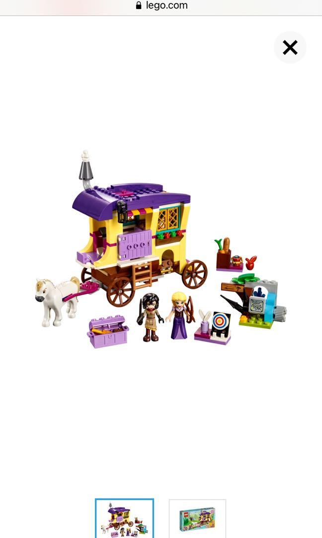 Rapunzel lego caravan discount