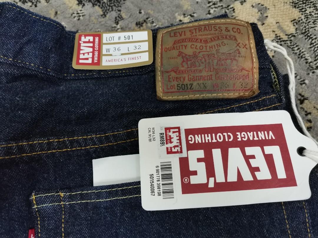 LEVIS 501 LVC 1954, Men's Fashion, Bottoms, Jeans on Carousell