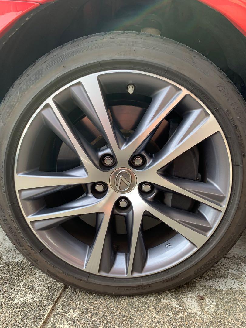 LEXUS IS300 stock 17 inch rims with tyres 225/45/R17, Car Accessories ...