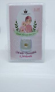 Logam mulia HD Abadi gift series versi Pernikahan 0,1 gram Logam mulia HD Abadi gift series versi Pernikahan 0,1 gram