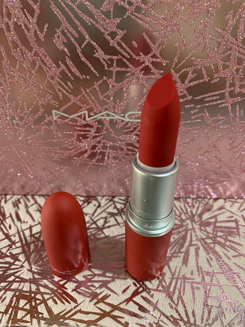 Mac Powder Kiss Lipstick In Werk Werk Werk Beauty And Personal Care Face Makeup On Carousell