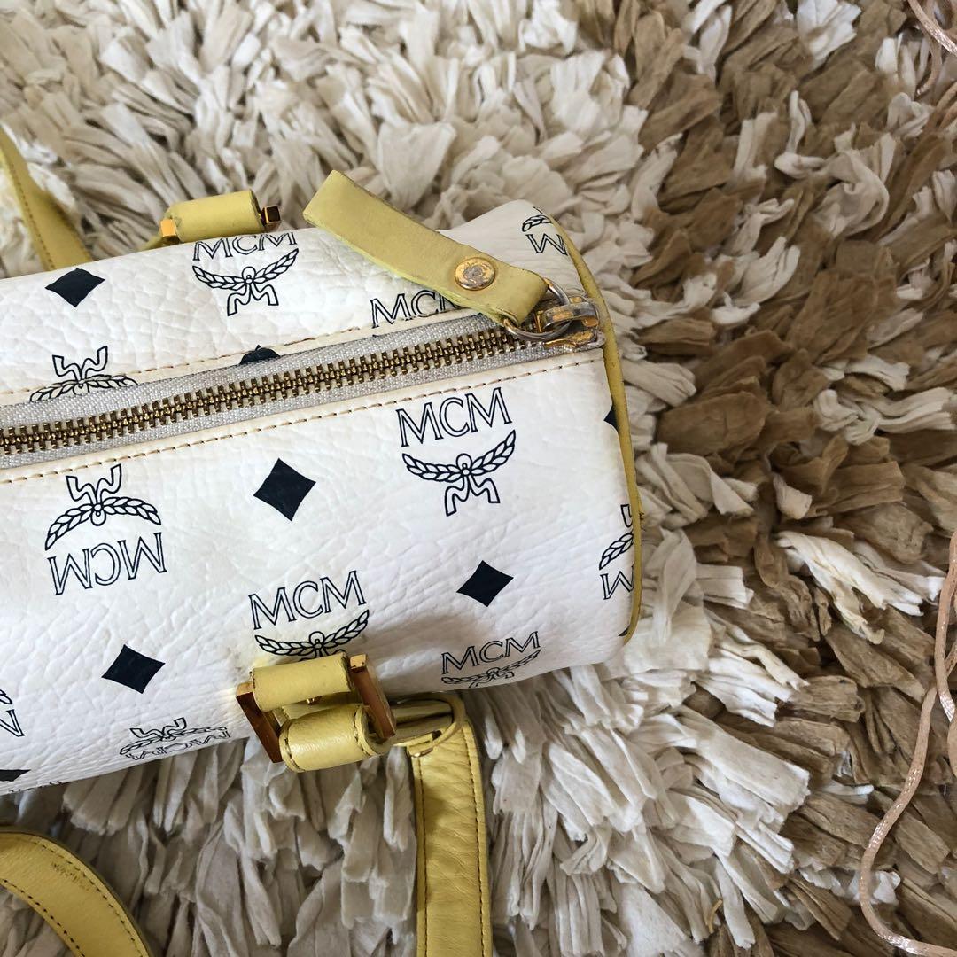 MCM papillon white/yellow