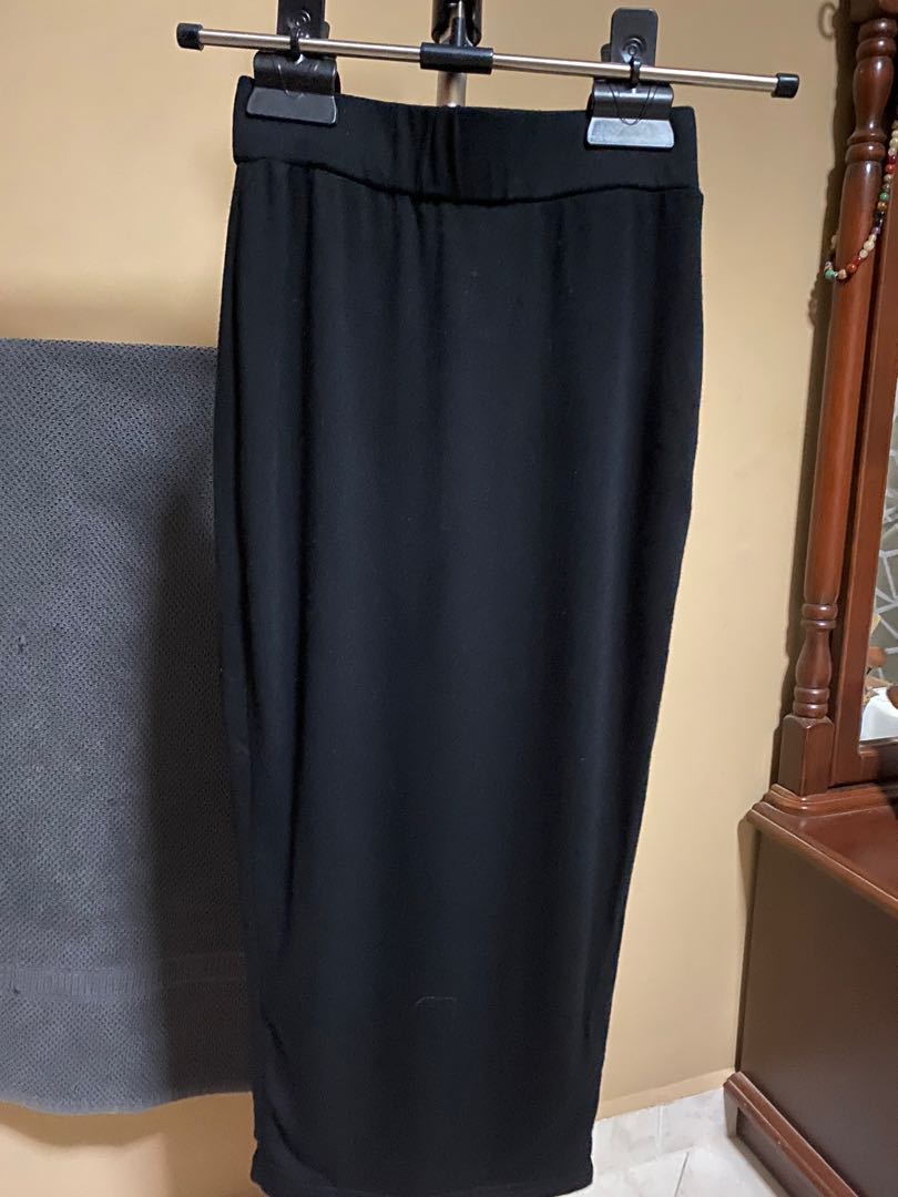 MDS black pencil skirt, Women's Fashion, Bottoms, Skirts on Carousell