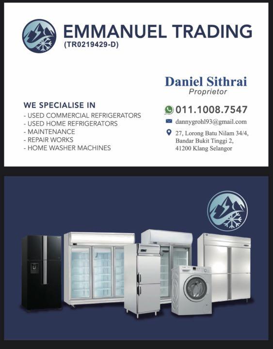 MEMBAIKI/REPAIR ,MENJUAL, SERVIS PETI SEJUK RUMAH/KEDAI DAN MESIN 