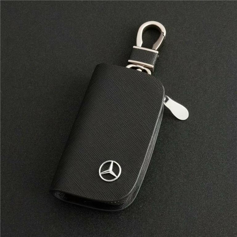 Mercedes key holder leather cheap