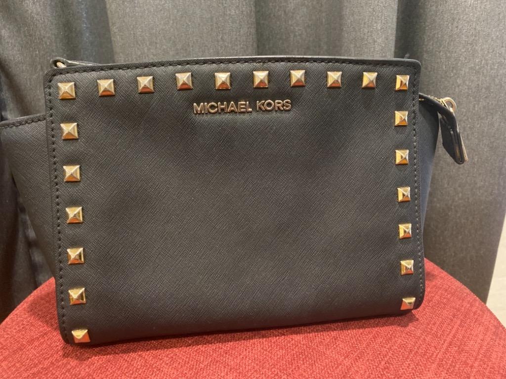 Michael Kors studded leather crossbody bag