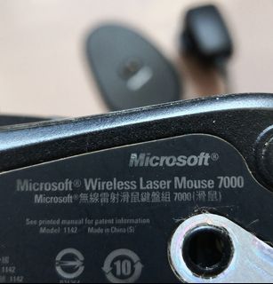 Microsoft Wireless Laser Mouse 7000 Mouse