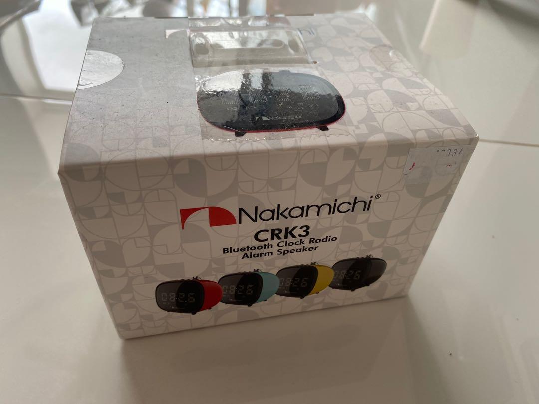 Nakamichi CRK3 Bluetooth clock radio alarm speaker, Audio, Soundbars